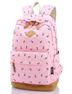 Pink Deer Leaper Backpack